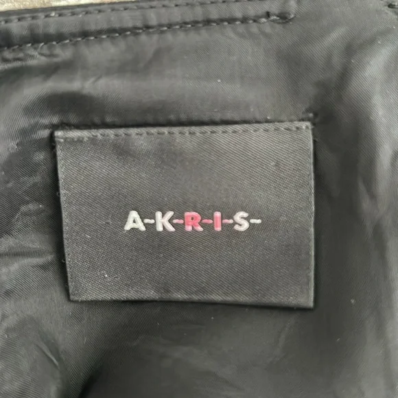 AKRIS 100% Silk Black Off-Shoulder MIDI Dress - Picture 5 of 11